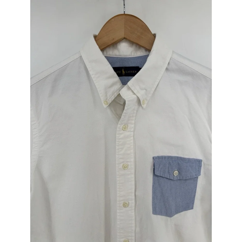 Polo Ralph Lauren Button Down Oxford Shirt‎ Men's Sz L Old Money Country Club - Picture 3 of 13